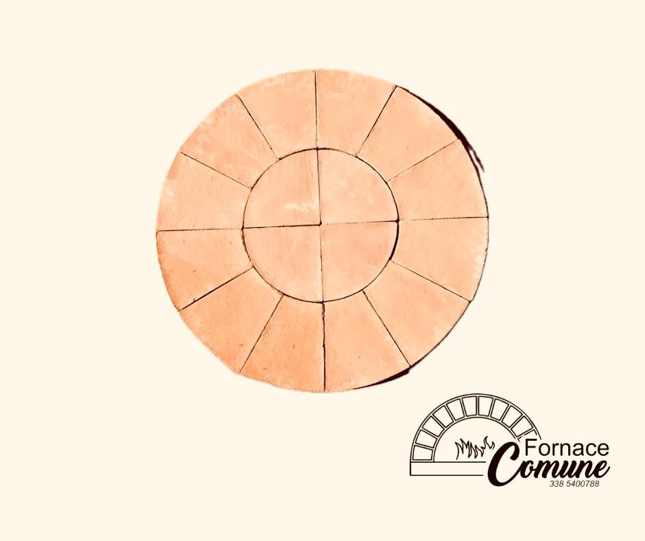 Biscotto di Casapulla a più pezzi Suolo per forno pizza a più pezzi Formati di raggio disponibili: 105, 120, 130, 142, 160, 180, 198, 220