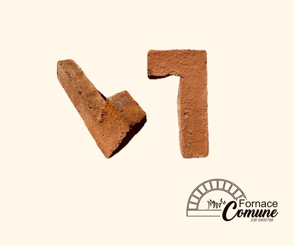 Listello angolare in terracotta 5x10x20x3.5