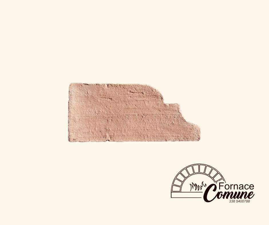 Mattone sagomato (cornice) 25x12x4
