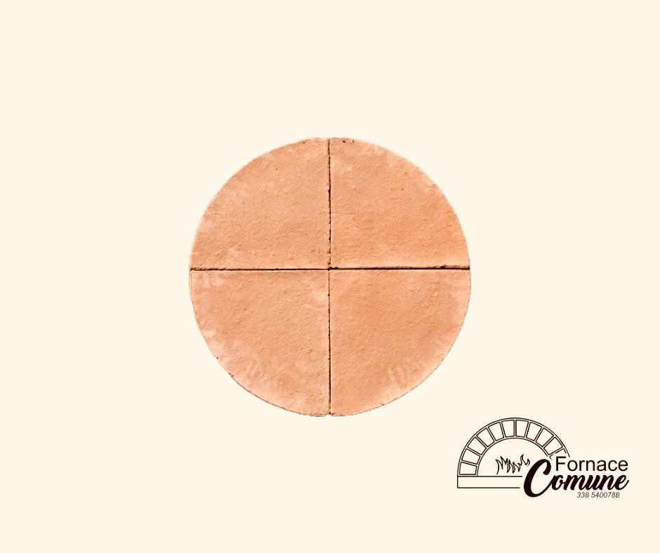 Biscotto di Casapulla Suolo per forno pizza da 4 pezzi Formati di raggio disponibili: 60, 80, 90, 105, 120, 130, 140
